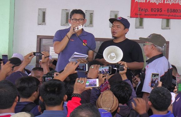 Ada Pria Merangsek Teriakkan Nama Jokowi, Begini Reaksi Sandiaga Uno