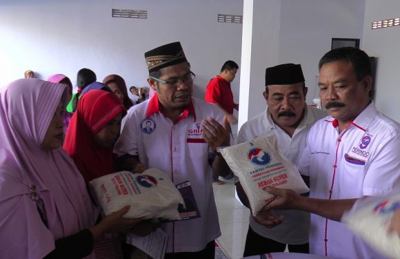 500 Paket Beras Ludes, Saat Di Kec. Bulu Sempat Tarik Ulur Dengan Panwaslu