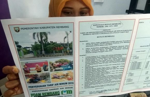 Alasan Ini Yang Membuat PDAM Rembang Harus Menaikkan Tarif Air
