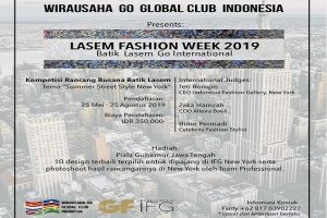 Agenda Lasem Fashion Week. (Gambar atas) Fanty Kurnia Margaretha, ketua panitia kegiatan Lasem Fashion Week.