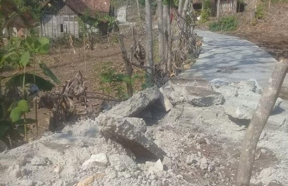 Jalan Dirusak Karena Efek Pilkades, Begini Kronologisnya
