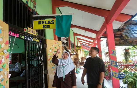 Unik, Ternyata Ini Arti Bendera Hijau Dan Bendera Hitam Di SMP N I Pancur
