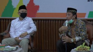 Bupati Rembang, Abdul Hafidz menyampaikan imbas Covid-19 di daerahnya, kepada Menteri Koperasi Dan UKM, Teten Masduki, Sabtu (04/07).