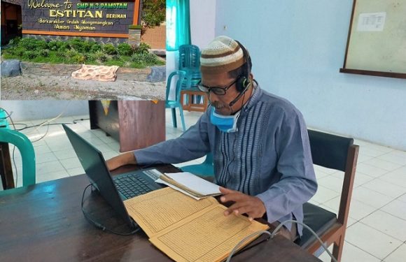 Isi Pembelajaran Online Dengan Mengaji Kitab Kuning, Pihak SMP N 3 Pamotan Punya Alasannya