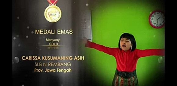 Dua Lagu Mengantarkan Anak Ini Sabet Medali Emas Tingkat Nasional