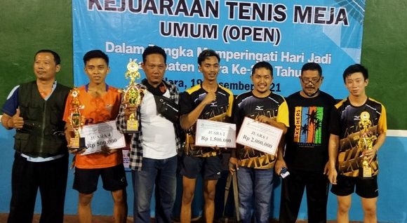 Keren, Atlet Tenes Meja Kab. Rembang Berjaya Di Ajang Blora Open