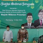 Kegiatan “Halalbihalal Dalam Bingkai Moderasi Beragama” di Rembang, Sabtu (14/05).