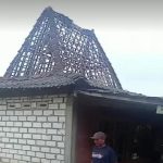 Rumah warga Desa Sendangmulyo Kecamatan Bulu mengalami kerusakan, akibat tersambar petir.