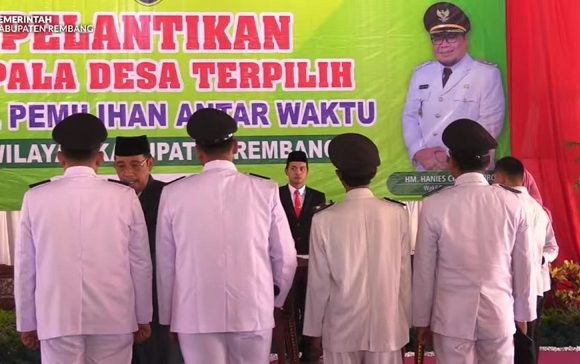 Kades Terpilih Hasil Pilkades PAW Dilantik, Ini Pesan Bupati