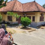 Calon lokasi lahan yang akan dibangun untuk perpustakaan umum di Rembang.