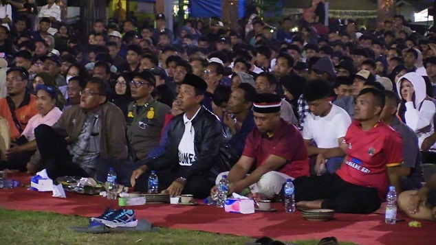 Nobar Piala Asia, Alun-Alun Rembang Menyala