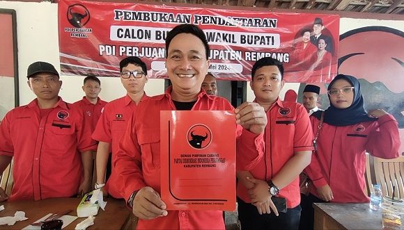 PDI P Rembang Buka Pendaftaran Cabup Cawabup, Tokoh-Tokoh Luar Partai Dipersilahkan