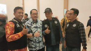 Anggota Komisi IV DPR RI, Firman Subagyo menyapa pengurus Pokmaswas