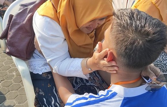 Ratusan Siswa SMA N 3 Rembang Larut Dalam Tangis, Misi Sekolah Untuk Menggugah
