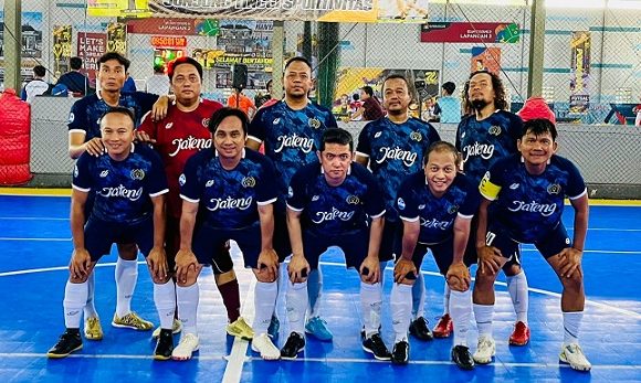 Porwanas Kalsel : Tim Futsal U-41 Jawa Tengah, Lolos Ke Perempat Final Hadapi Riau
