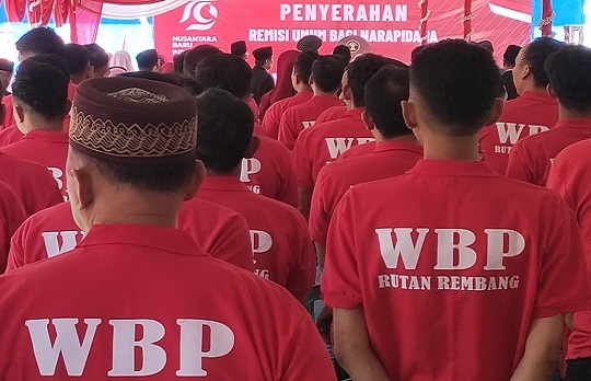 Dua Orang Langsung Bebas, Remisi Hari Kemerdekaan Di Rutan Rembang
