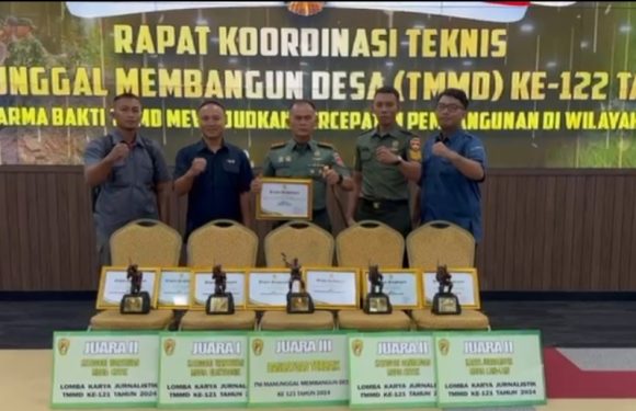 Kodim Rembang Menjadi Peraih Penghargaan Terbanyak, Dalam TMMD Reguler Ke-121