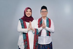Pasangan calon Vivit Dinarini Atnasari – Zaimul Umam.