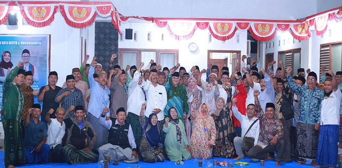 Puluhan Mantan Kades Bersama Vivit – Umam, Dukungan Terus Mengalir