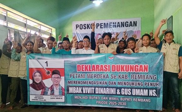 Datang Ke Posko Pemenangan, Kelompok Tani Merdeka Dukung Vivit – Umam