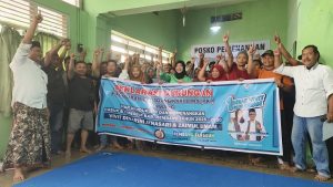 Paguyuban Pedagang Kaki Lima (PKL) mendeklarasikan dukungan kepada pasangan Vivit – Umam.