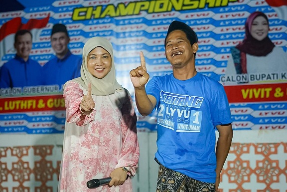 Gelar Turnamen Esport, Calon Bupati Vivit Ingatkan Peserta Pintar Membagi Waktu