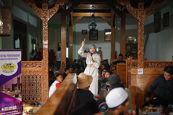 Relawan Gaprak Dukung Vivit – Umam, Deklarasi Terpusat Di Kediaman Bupati