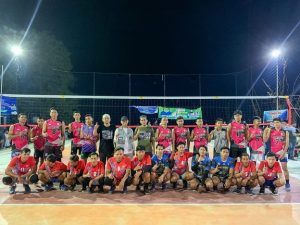 Turnamen bola volli digelar relawan LYVU di Desa Sendangmulyo Kecamatan Bulu.