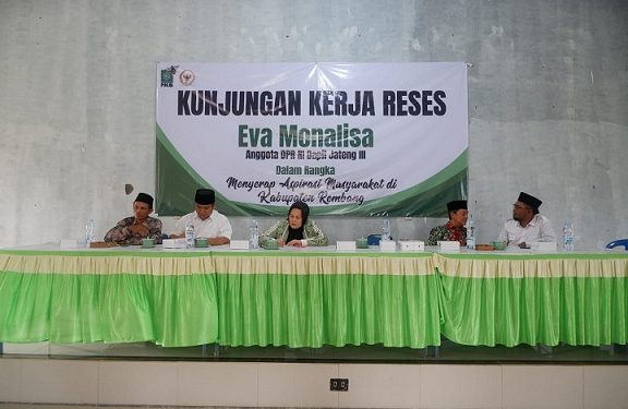 Eva Monalisa Anggota DPR RI Gelar Reses Di Rembang, Fokus Peningkatan UMKM