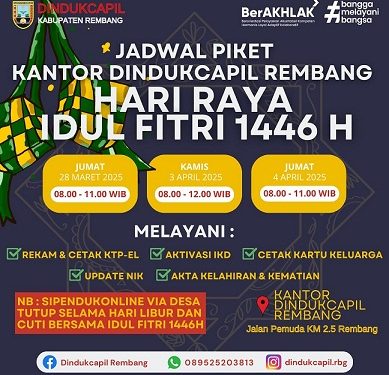 Tetap Buka Saat Lebaran, Dindukcapil Siap Layani Perantau