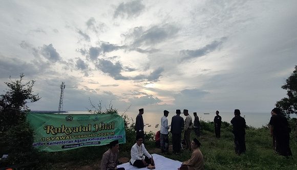 Karena Dua Alasan Ini, Hilal Tidak Terlihat Di Pasujudan Sunan Bonang Lasem Rembang (Penentuan Idul Fitri 2025)