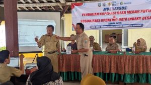 Musdes Khusus pembentukan Koperasi Desa Merah Putih di Desa Dresi Wetan Kecamatan Kaliori, Senin (26/05).