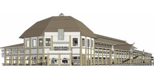 Desain Pasar Rembang. Dokumen ini untuk bahan mencari anggaran di tingkat pusat.