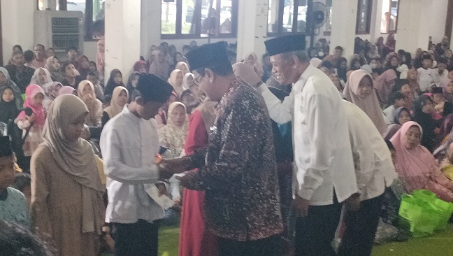Moment Tepat Jelang Tahun Ajaran Baru, Gebyar Muharram Digelar Baznas Rembang