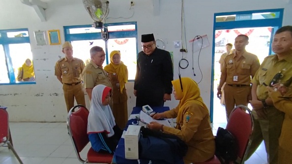 Wabup Rembang Ingatkan Selebaran Untuk Diisi Orang Tua, Cek Kesehatan Gratis (CKG) Siswa