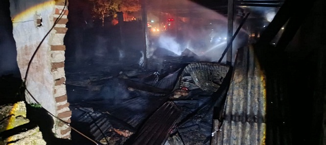 Penggilingan Padi Terbakar, Kerugian Mencapai Ratusan Juta (Kejadian Di Binangun Lasem)