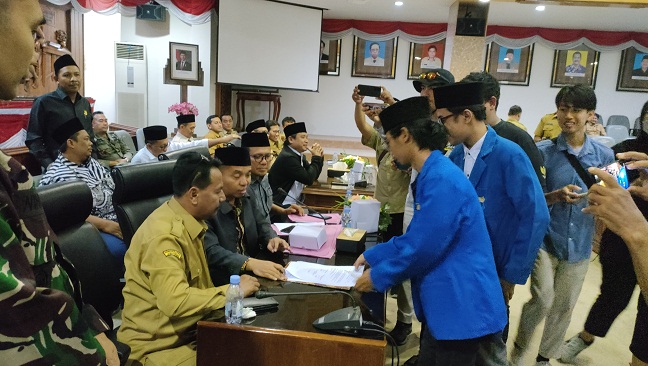 Kenapa PMII Rembang Batal Demo, Tiga Tuntutan Disampaikan Dalam Audiensi