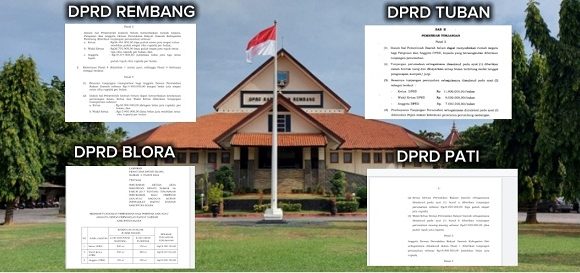 Perbandingan Tunjangan 4 DPRD : Rembang Bikin Tercengang, Tuban Mengejutkan