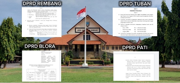 Perbandingan Tunjangan 4 DPRD : Rembang Bikin Tercengang, Tuban Mengejutkan