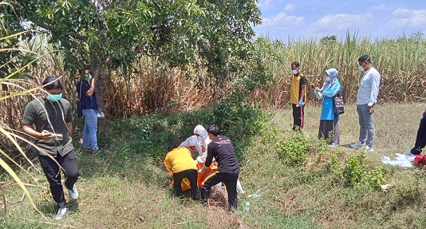 Pencari Rumput Terkejut, Pergoki Mayat Sudah Membusuk (TKP Desa Kasreman)