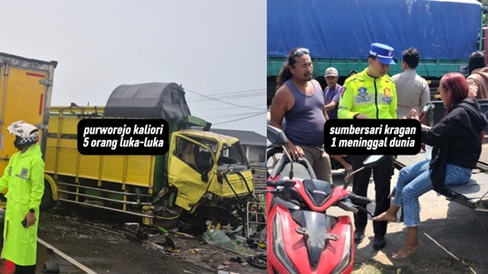 Kecelakaan Di Dua TKP, 1 Meninggal Dunia Dan 5 Luka-Luka (Ini Identitas Korbannya)