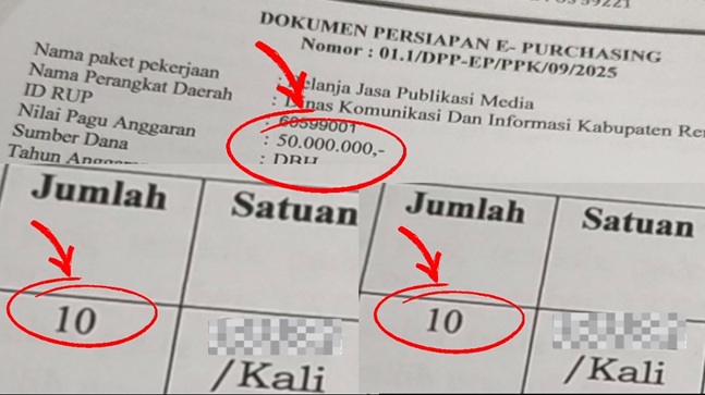 1 Berita Dihargai Rp 5 Juta, Disebut Angka Yang Kurang Ajar (Dinas Kominfo Rembang Jadi Sorotan)