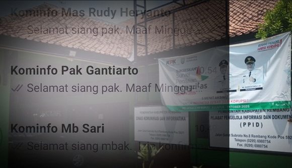 Satu Berita Dapat Cuan 5 Jutaan, Dinas Kominfo Rembang Bungkam