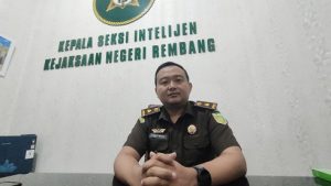 Kepala Seksi Intelijen Kejaksaan Negeri Rembang, Yusni Febriansyah Efendi.