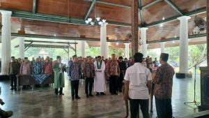 Pelantikan pejabat Pemkab Rembang di Pendopo Museum Kartini, hari Kamis (23/10).