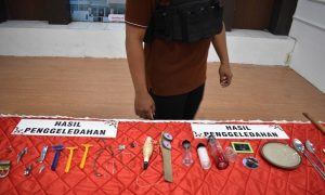 Hasil penggeledahan di sel Rutan Rembang, Jumat tengah malam hingga Sabtu dini hari (11/10).