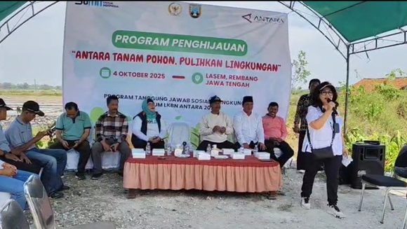 Alasan Ini Yang Membuat LKBN Antara Pilih Desa Sendangasri, Ratusan Pohon Ditanam