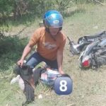 Kanit Reskrim Polsek Pamotan menangkap tersangka pelaku Curanmor di jalan raya Lasem - Pancur, Selasa siang 07 Oktober 2025.