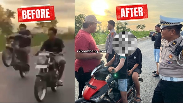 Usai Video Pembalap Jatuh Terpental, Polisi Turun Ke Lokasi Kejadian (Jalan Sulang – Sumber Pondokrejo Bulu)