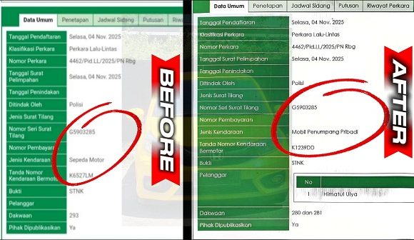 Data Tilang Brio Kuning Direvisi, Pasal Dakwaan Berubah Tapi Putusan Sama